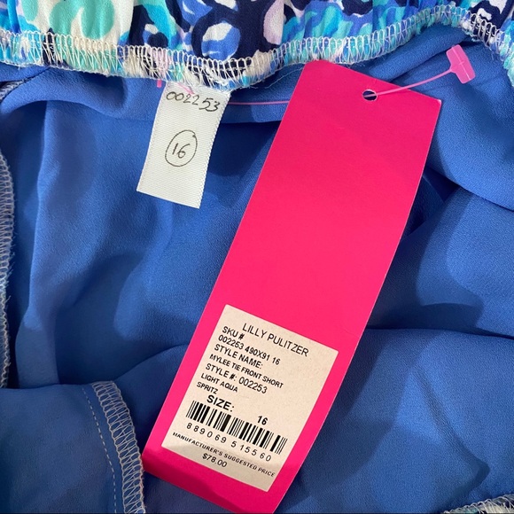 Lilly Pulitzer • Mylee Tie Front Shorts - Picture 6 of 7